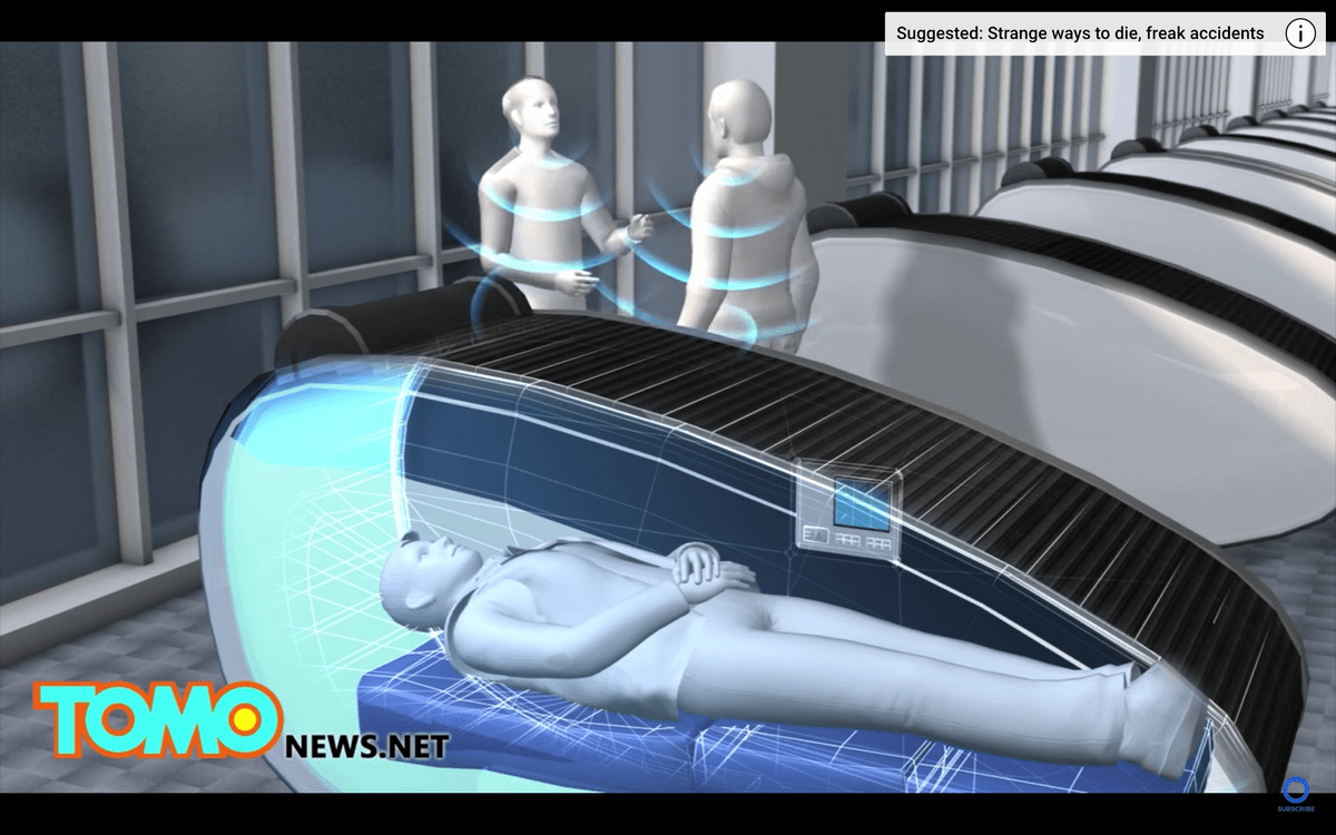 Nap pods in an office
